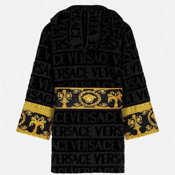Versace Baroque Short Robe SMALL NWOT